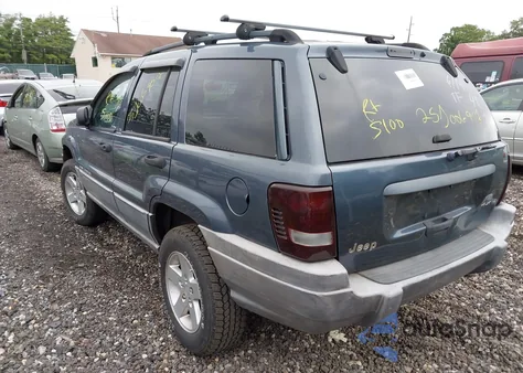 2002 Jeep Grand Cherokee Laredo из США, поврежденный, VIN 1J4GW48S32C134166